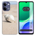 Funda Silicona para Vivo Y21 5G diseño Concha Dibujos