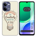 Funda Silicona para Vivo Y21 5G diseño Creativity Dibujos