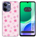 Funda Silicona para Vivo Y21 5G diseño Flores Dibujos