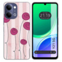 Funda Silicona para Vivo Y21 5G diseño Flores Vintage Dibujos
