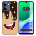Funda Silicona para Vivo Y21 5G diseño Helado Chocolate Dibujos