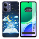 Funda Silicona para Vivo Y21 5G diseño Libro Cuentos Dibujos