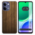 Funda Silicona para Vivo Y21 5G diseño Madera Dibujos