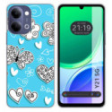 Funda Silicona para Vivo Y21 5G diseño Mariposas Dibujos