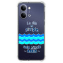 Funda Silicona Antigolpes para Vivo Y21 5G diseño Agua Dibujos