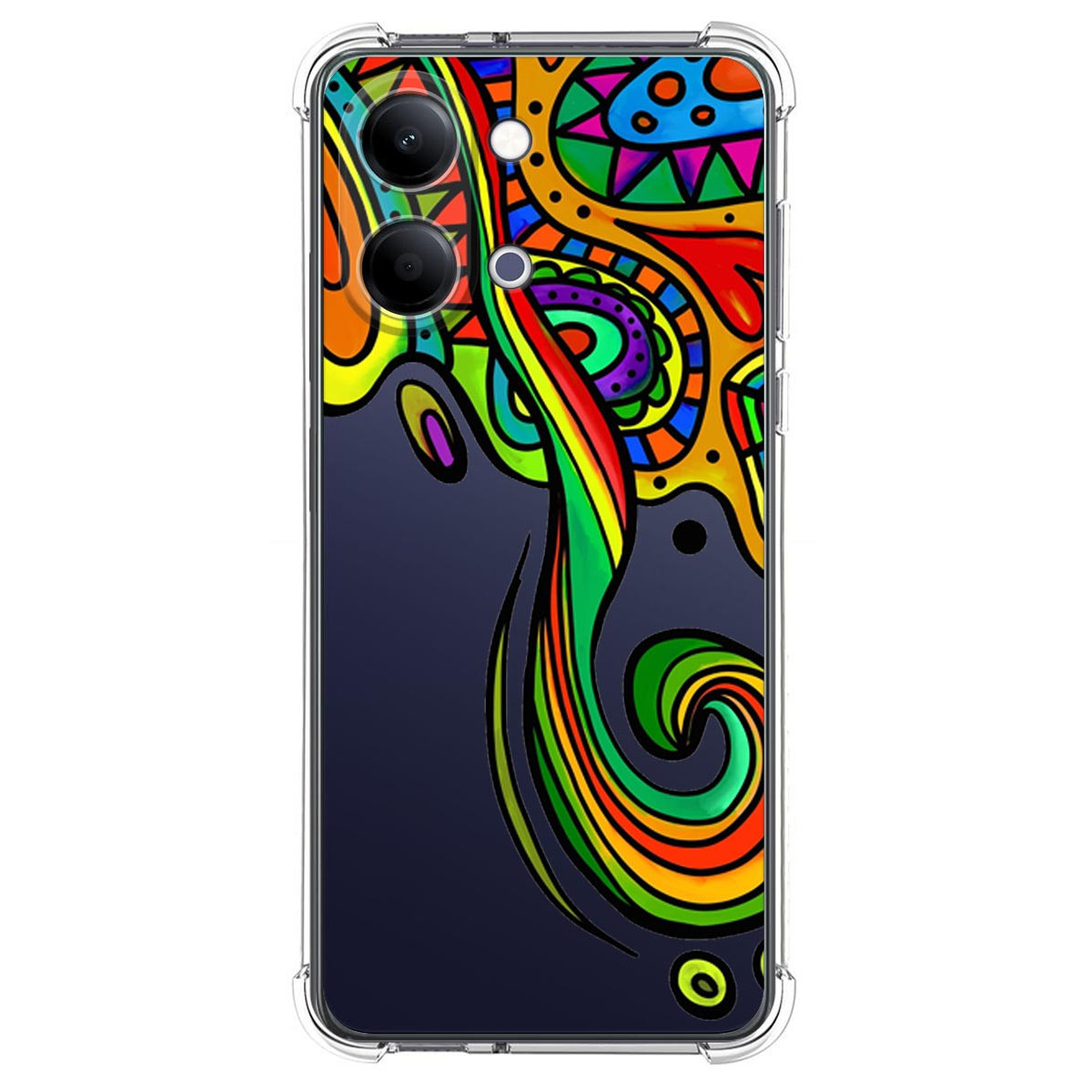 Funda Silicona Antigolpes para Vivo Y21 5G...