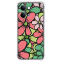 Funda Silicona Antigolpes para Vivo Y21 5G diseño Flores 02 Dibujos