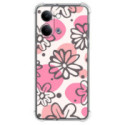 Funda Silicona Antigolpes para Vivo Y21 5G diseño Flores 09 Dibujos