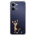 Funda Silicona Antigolpes para Vivo Y21 5G diseño Perros 05 Dibujos