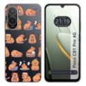 Funda Silicona Transparente para Xiaomi Poco C81 Pro 4G diseño Capibara 01 Dibujos