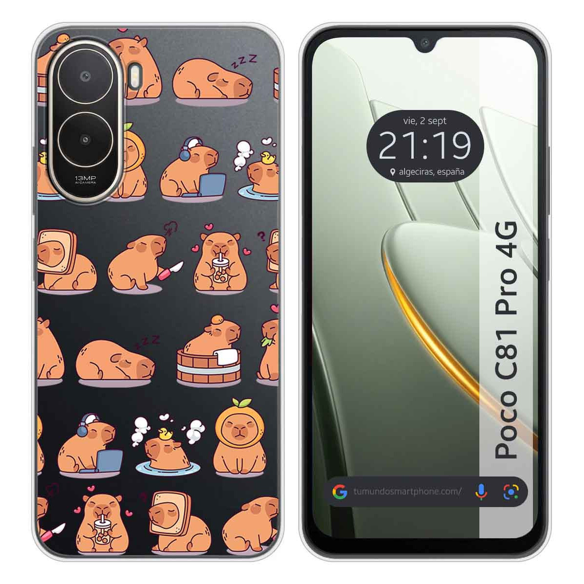 Funda Silicona Transparente para Xiaomi Poco...
