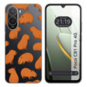 Funda Silicona Transparente para Xiaomi Poco C81 Pro 4G diseño Capibara 02 Dibujos