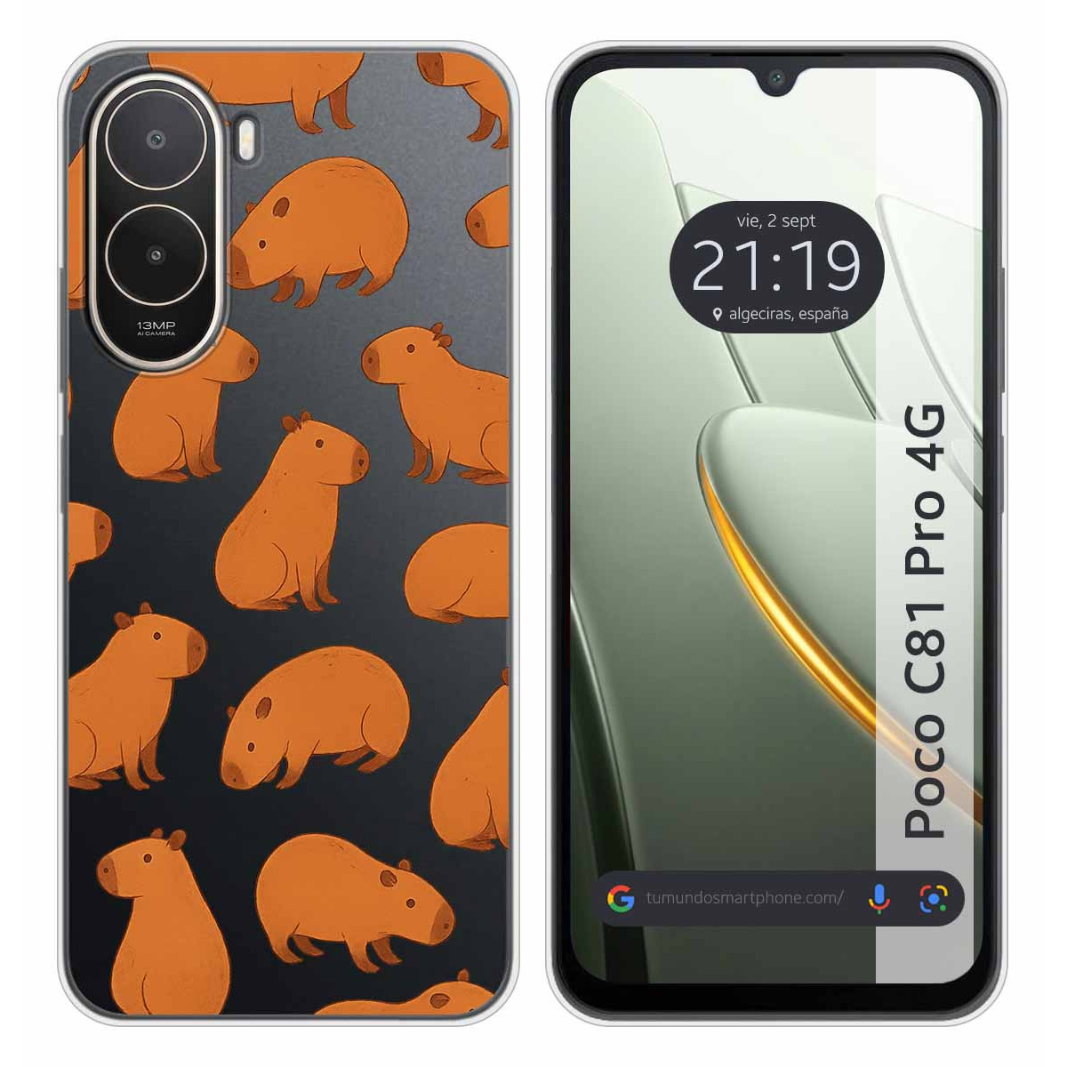Funda Silicona Transparente para Xiaomi Poco...