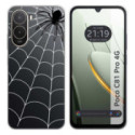 Funda Silicona Transparente para Xiaomi Poco C81 Pro 4G diseño Araña Dibujos