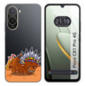 Funda Silicona Transparente para Xiaomi Poco C81 Pro 4G diseño Bufalo Dibujos