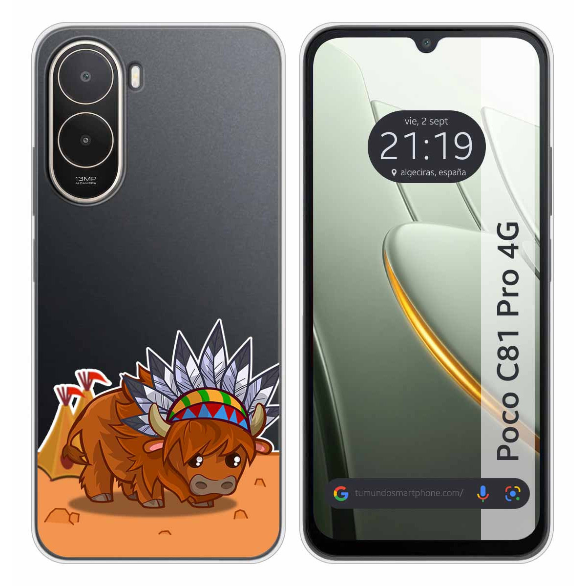 Funda Silicona Transparente para Xiaomi Poco...