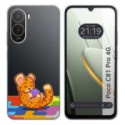 Funda Silicona Transparente para Xiaomi Poco C81 Pro 4G diseño Leopardo Dibujos