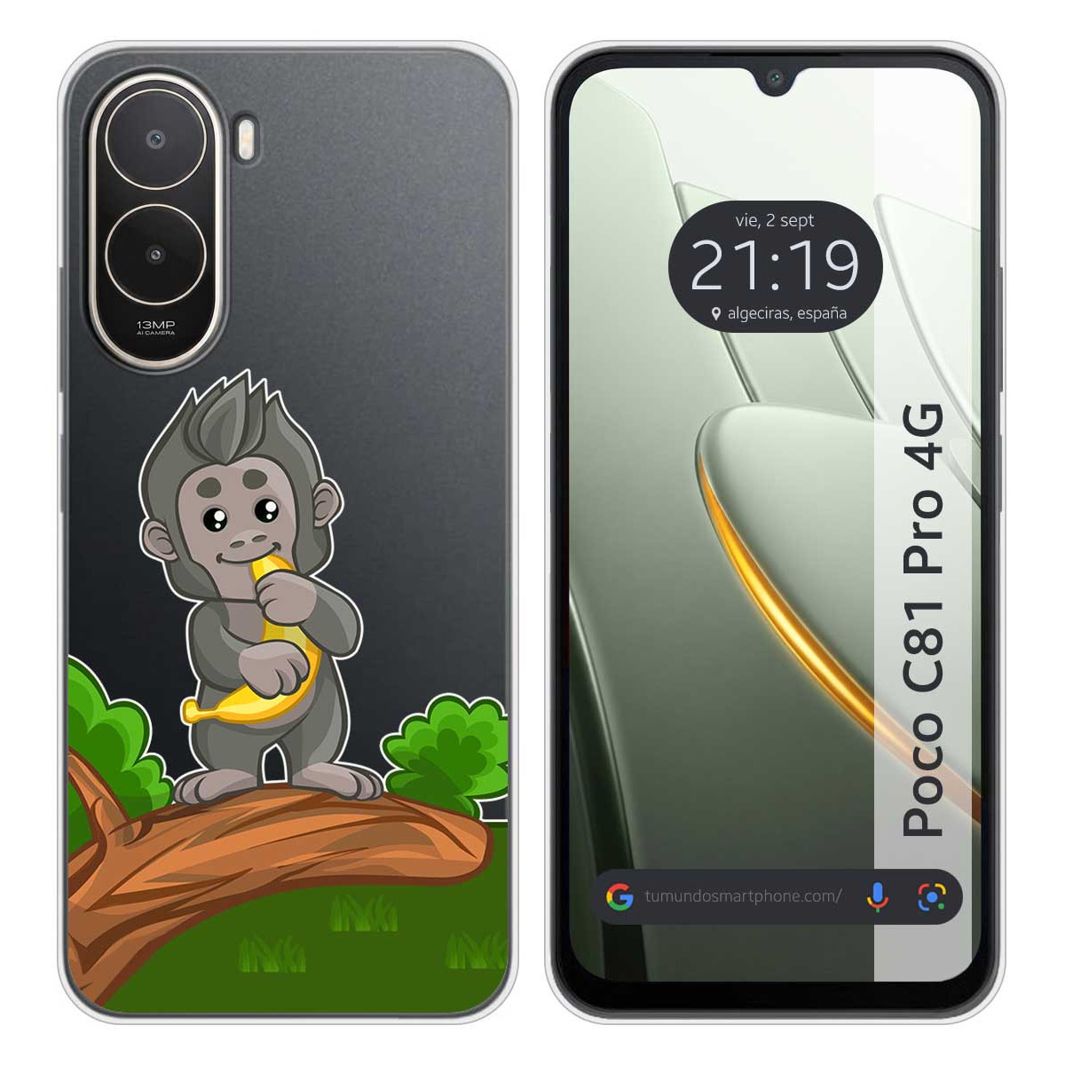 Funda Silicona Transparente para Xiaomi Poco...