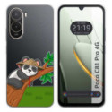 Funda Silicona Transparente para Xiaomi Poco C81 Pro 4G diseño Panda Dibujos