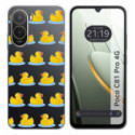 Funda Silicona Transparente para Xiaomi Poco C81 Pro 4G diseño Pato Dibujos