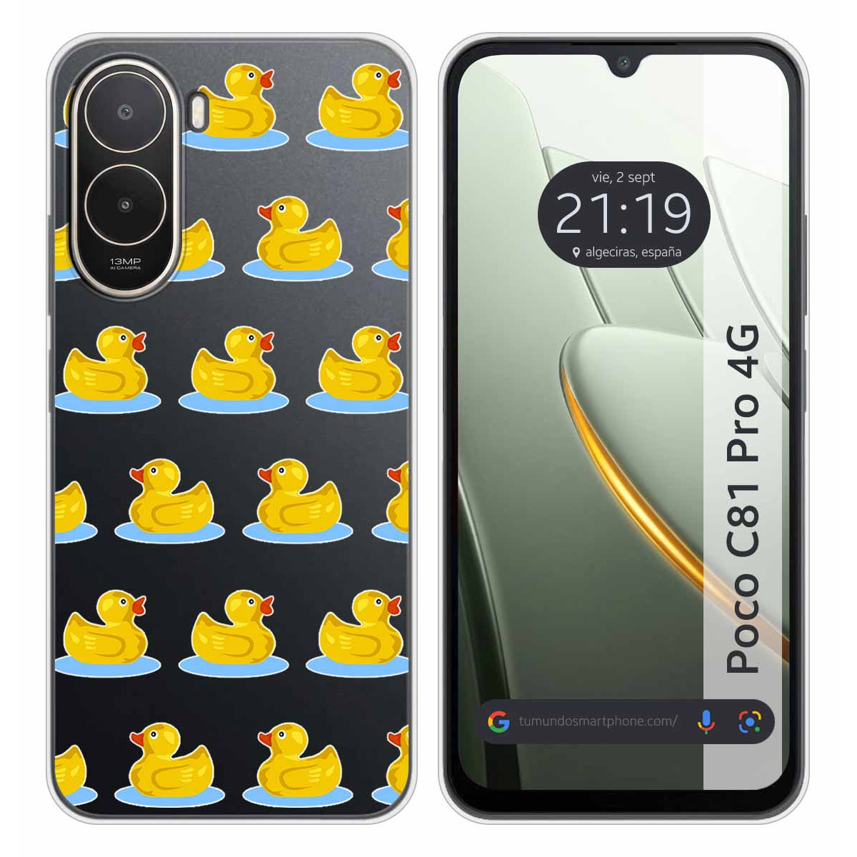 Funda Silicona Transparente para Xiaomi Poco...
