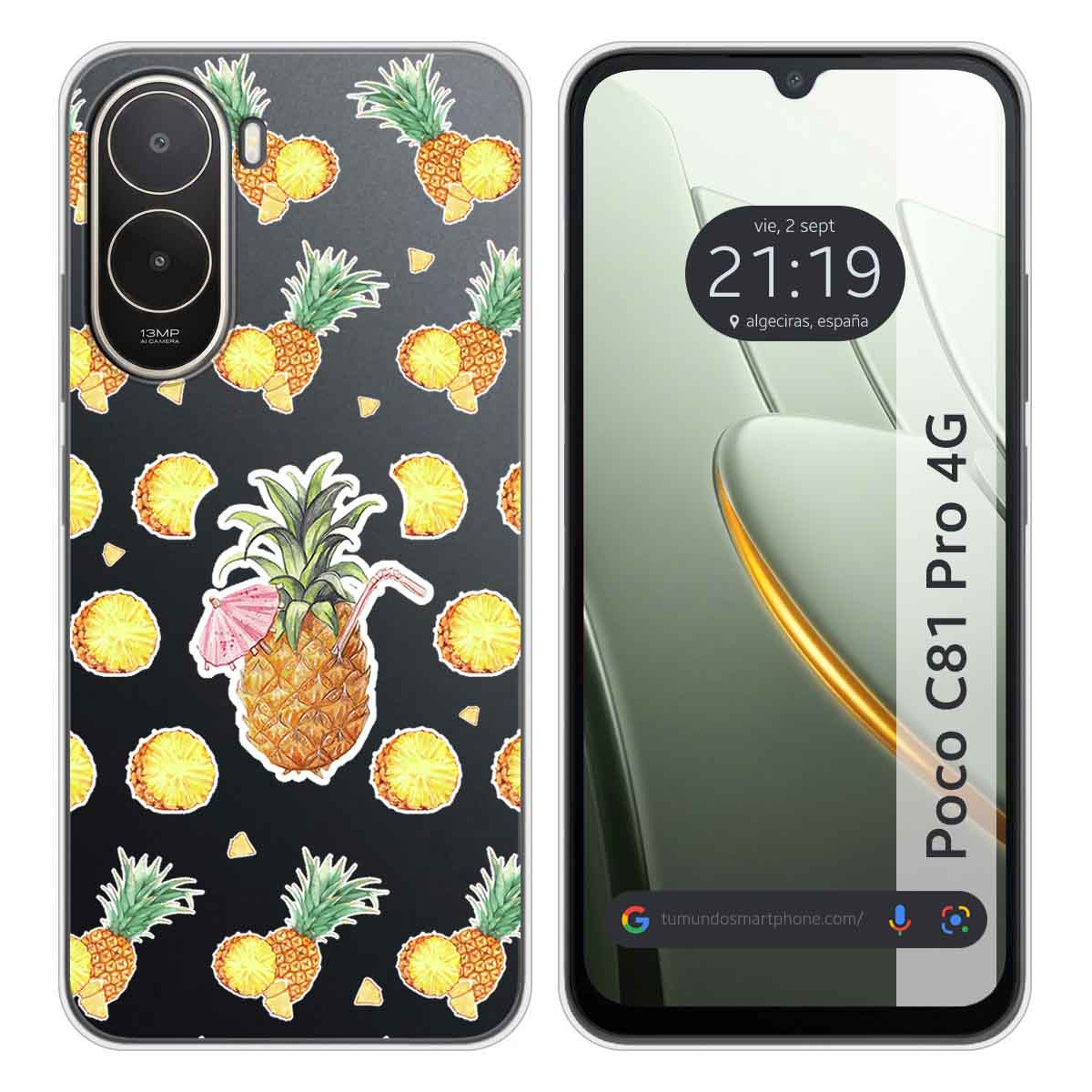 Funda Silicona Transparente para Xiaomi Poco...