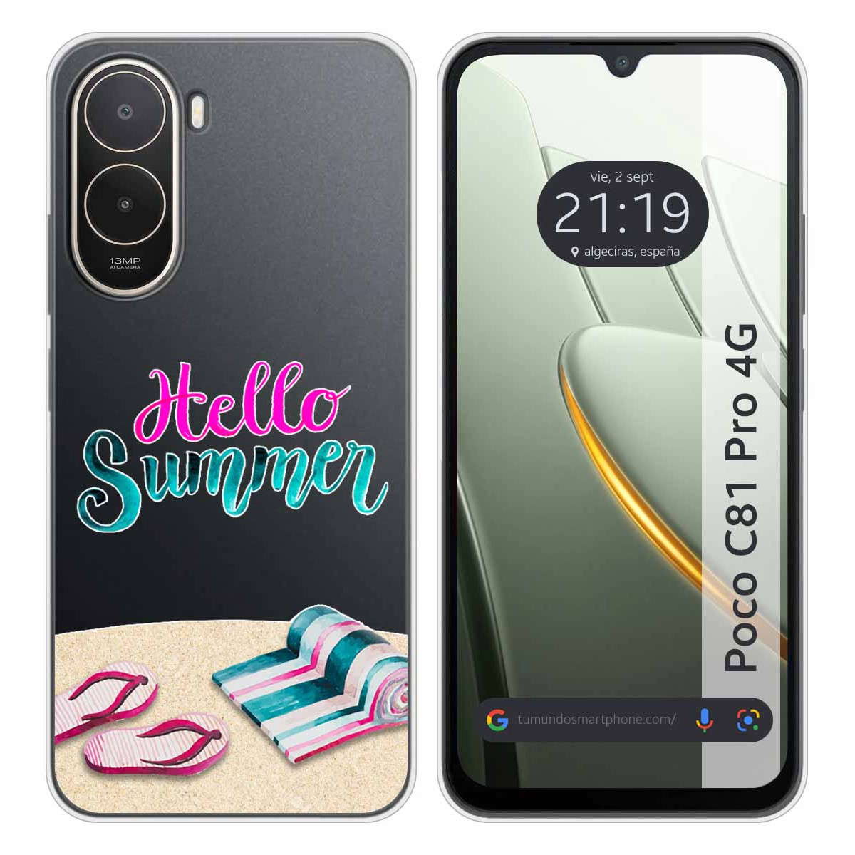 Funda Silicona Transparente para Xiaomi Poco...