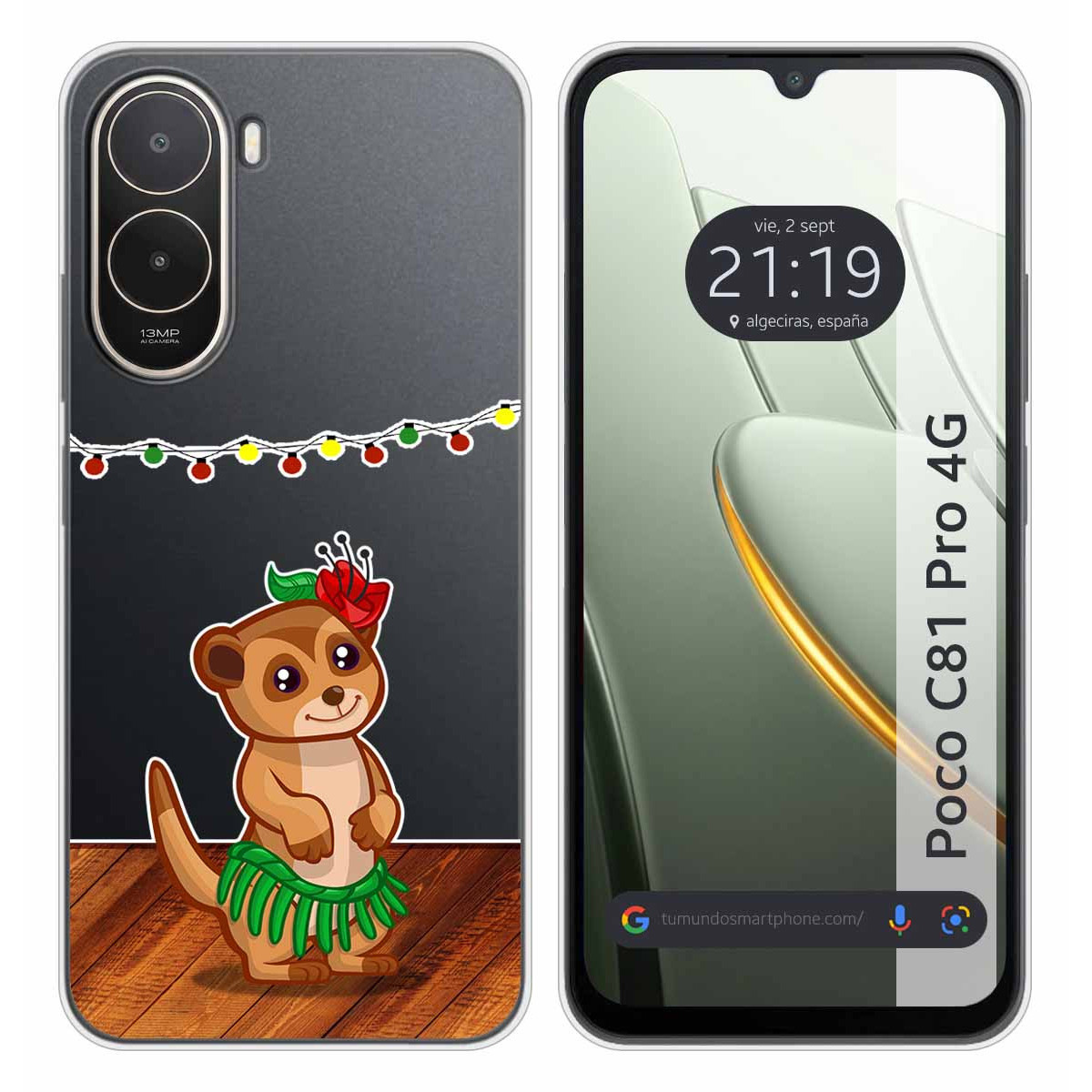 Funda Silicona Transparente para Xiaomi Poco...