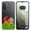 Funda Silicona Transparente para Xiaomi Poco C81 Pro 4G diseño Tigre Dibujos