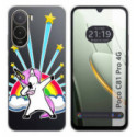 Funda Silicona Transparente para Xiaomi Poco C81 Pro 4G diseño Unicornio Dibujos