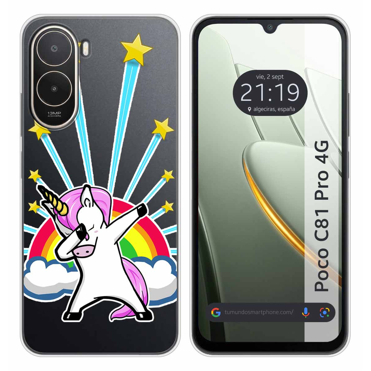 Funda Silicona Transparente para Xiaomi Poco...