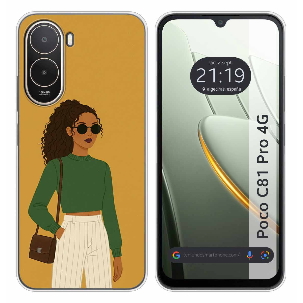 Funda Silicona para Xiaomi Poco C81 Pro 4G...