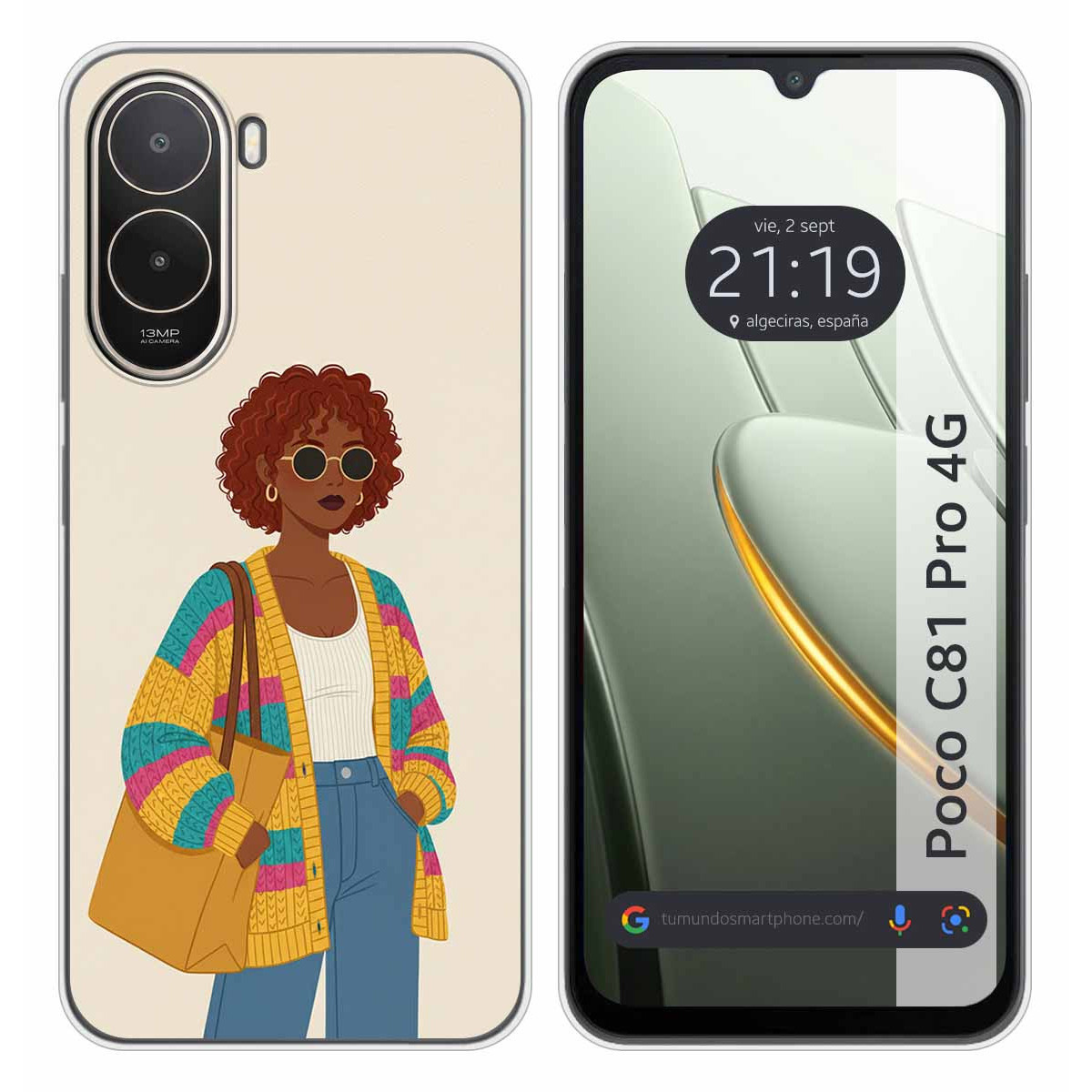 Funda Silicona para Xiaomi Poco C81 Pro 4G...
