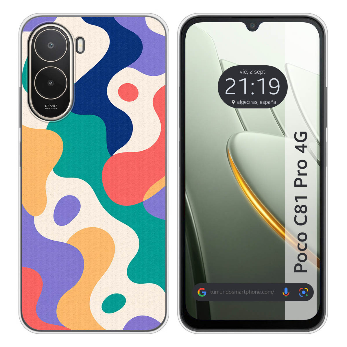 Funda Silicona para Xiaomi Poco C81 Pro 4G...
