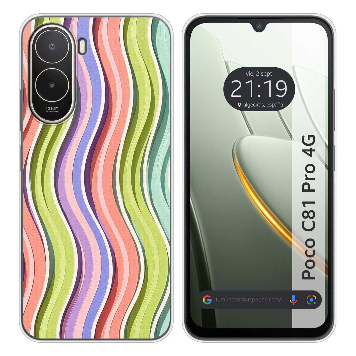 Funda Silicona para Xiaomi Poco C81 Pro 4G...