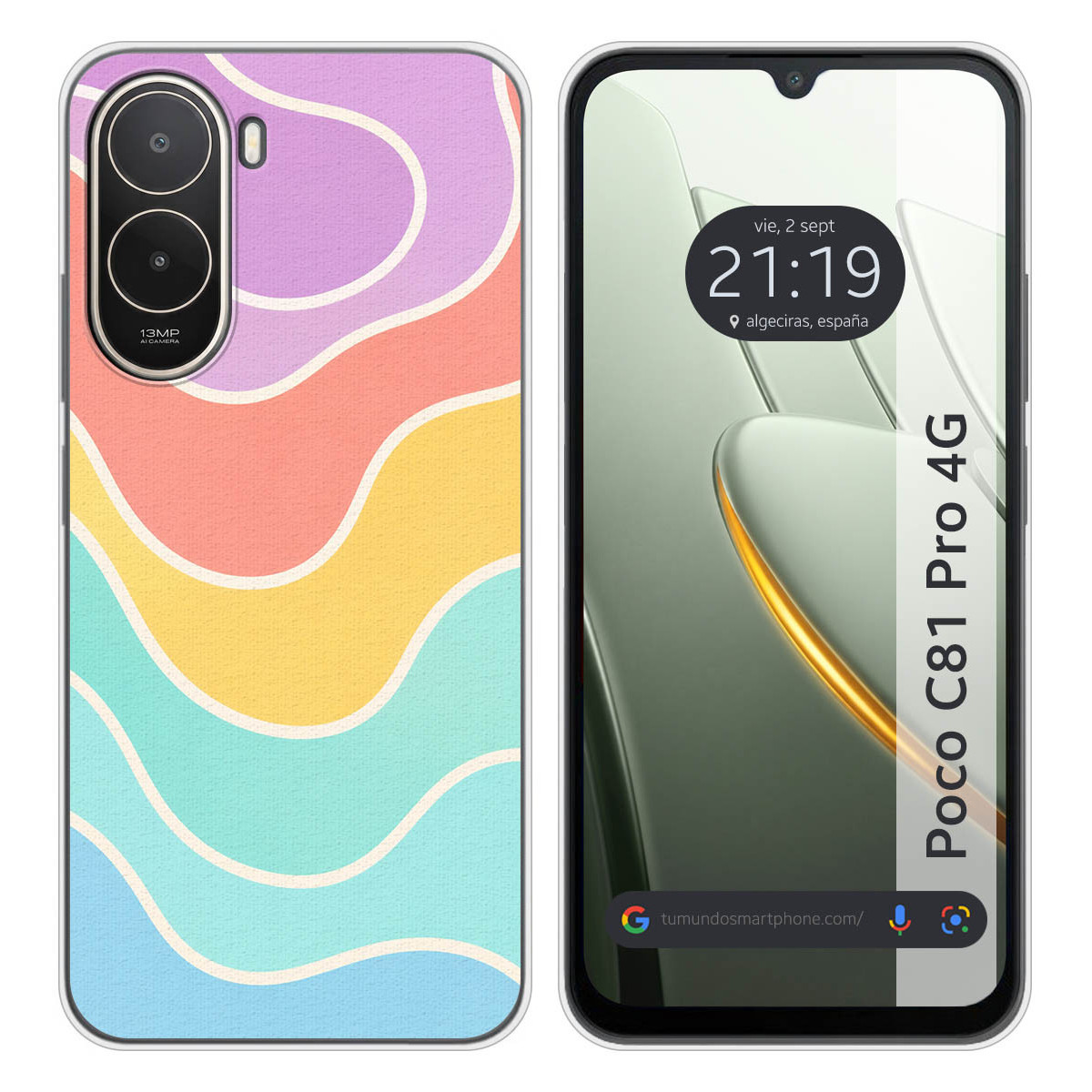 Funda Silicona para Xiaomi Poco C81 Pro 4G...