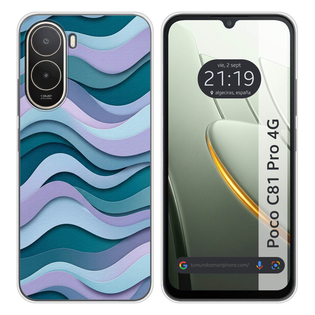 Funda Silicona para Xiaomi Poco C81 Pro 4G...
