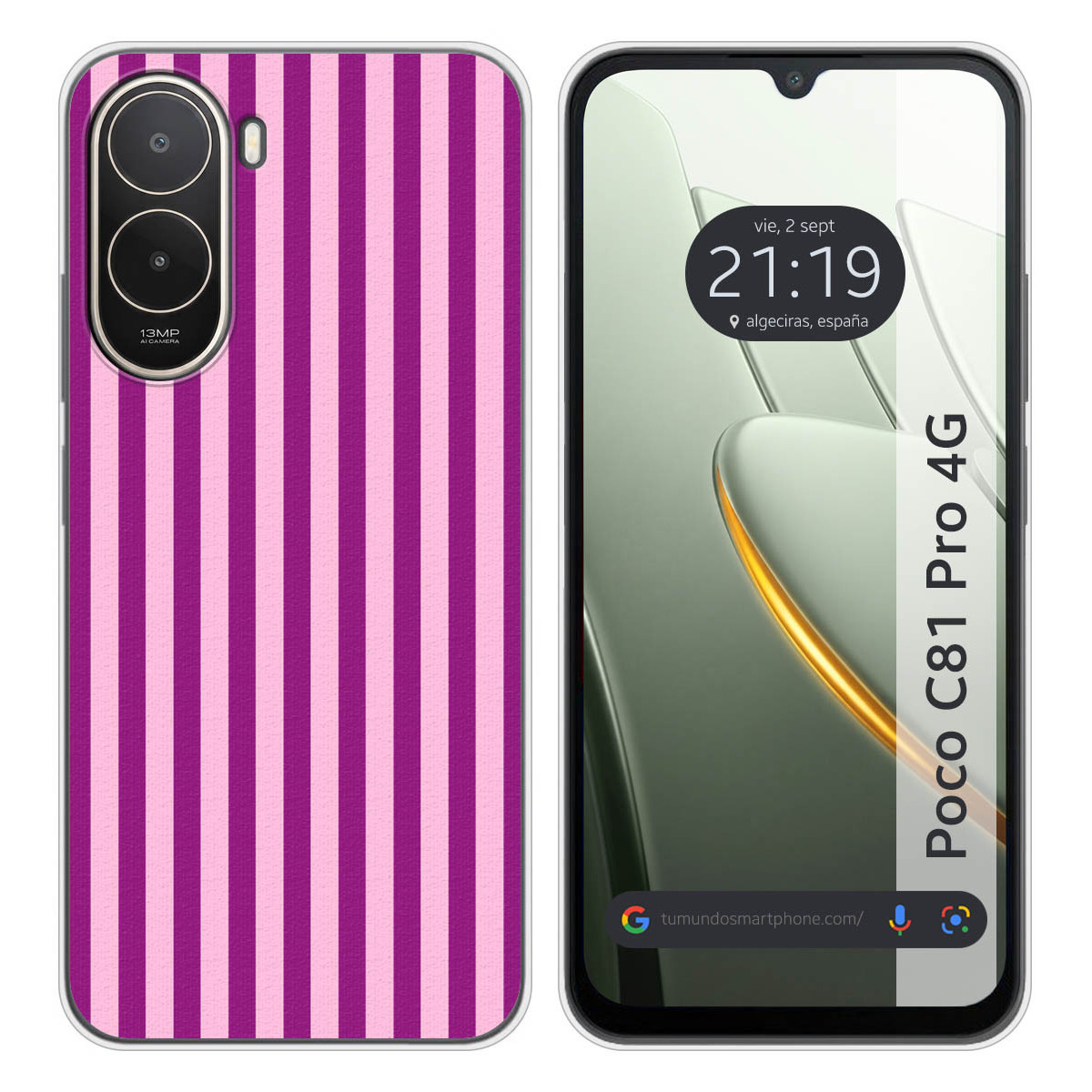 Funda Silicona para Xiaomi Poco C81 Pro 4G...