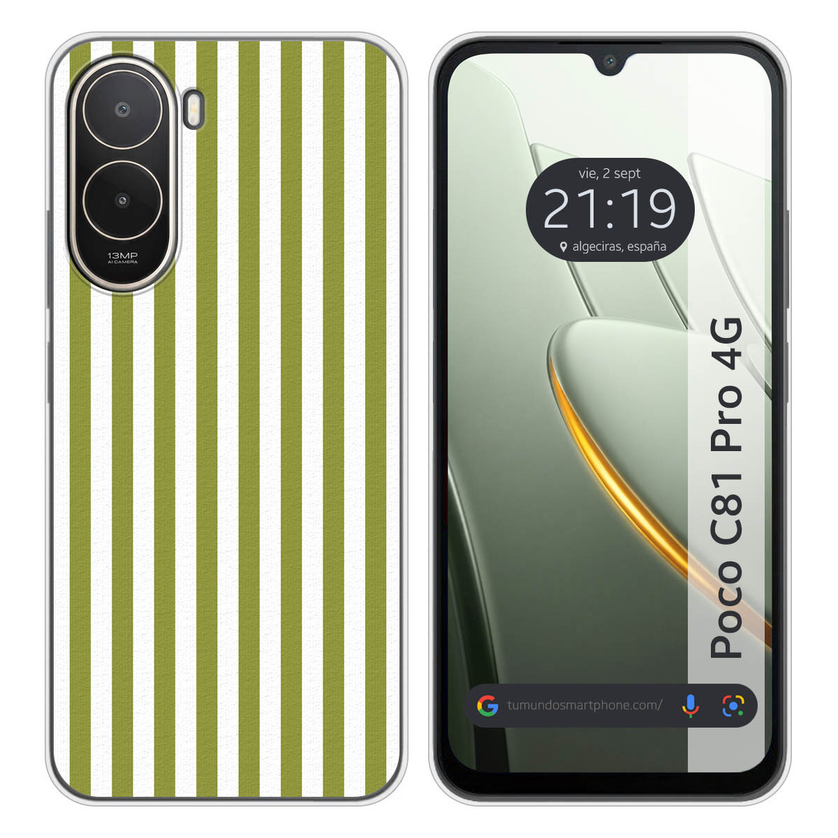 Funda Silicona para Xiaomi Poco C81 Pro 4G...