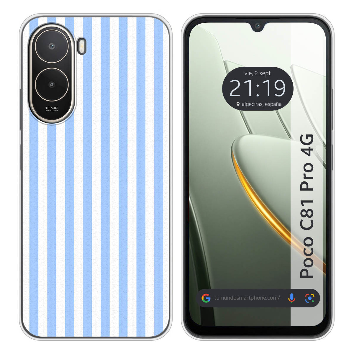 Funda Silicona para Xiaomi Poco C81 Pro 4G...
