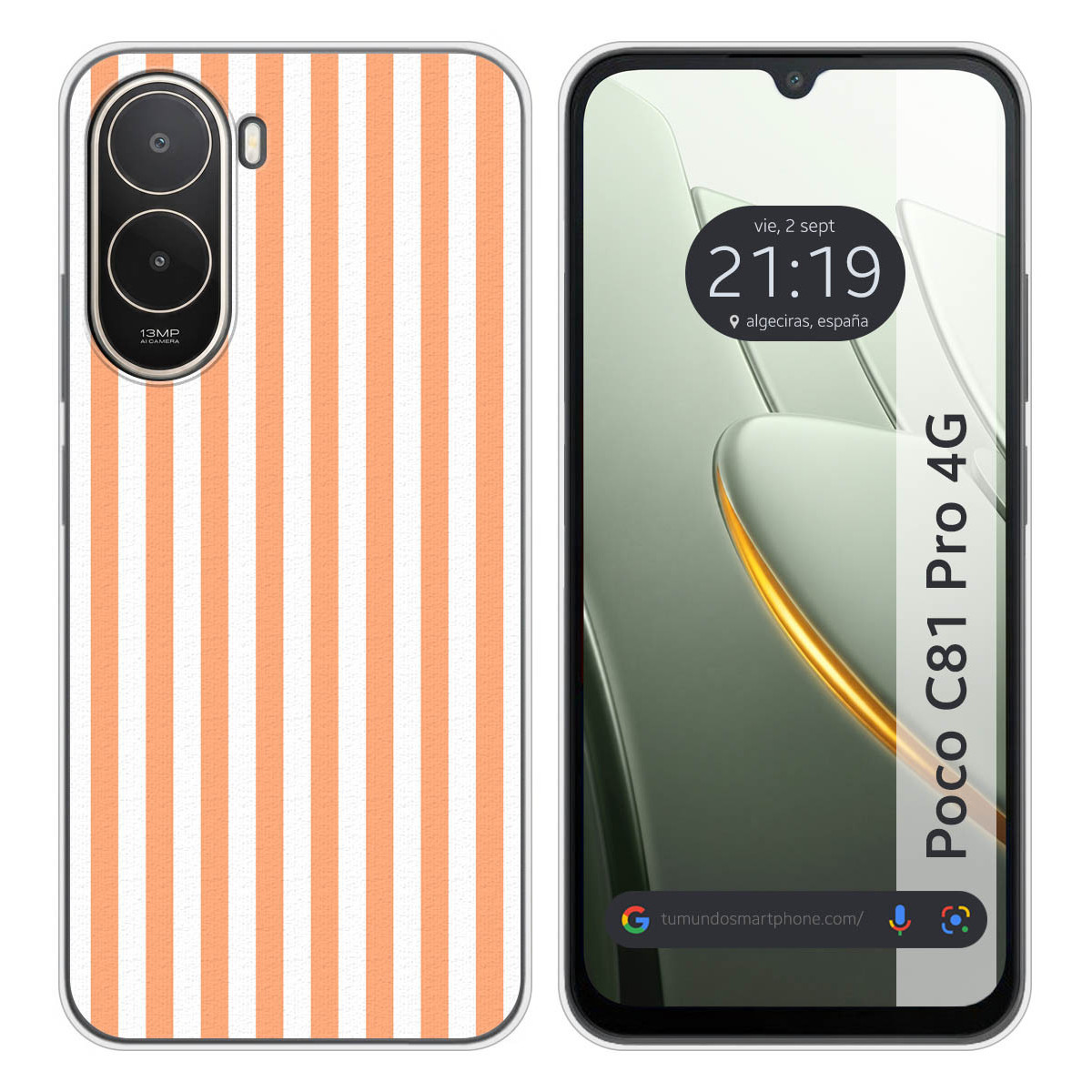 Funda Silicona para Xiaomi Poco C81 Pro 4G...
