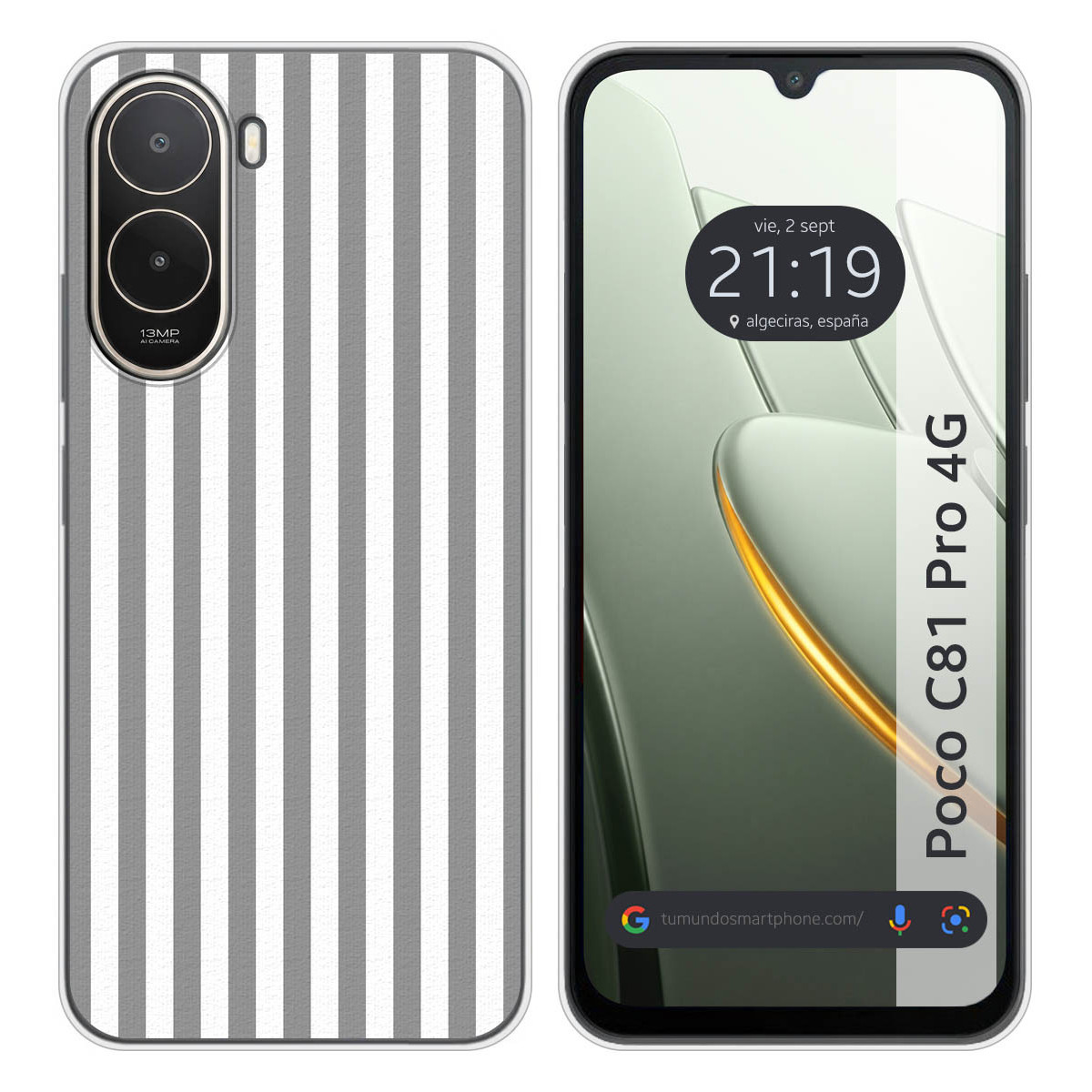 Funda Silicona para Xiaomi Poco C81 Pro 4G...