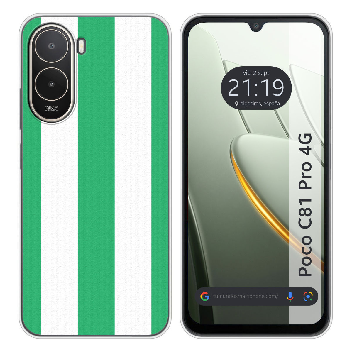 Funda Silicona para Xiaomi Poco C81 Pro 4G...