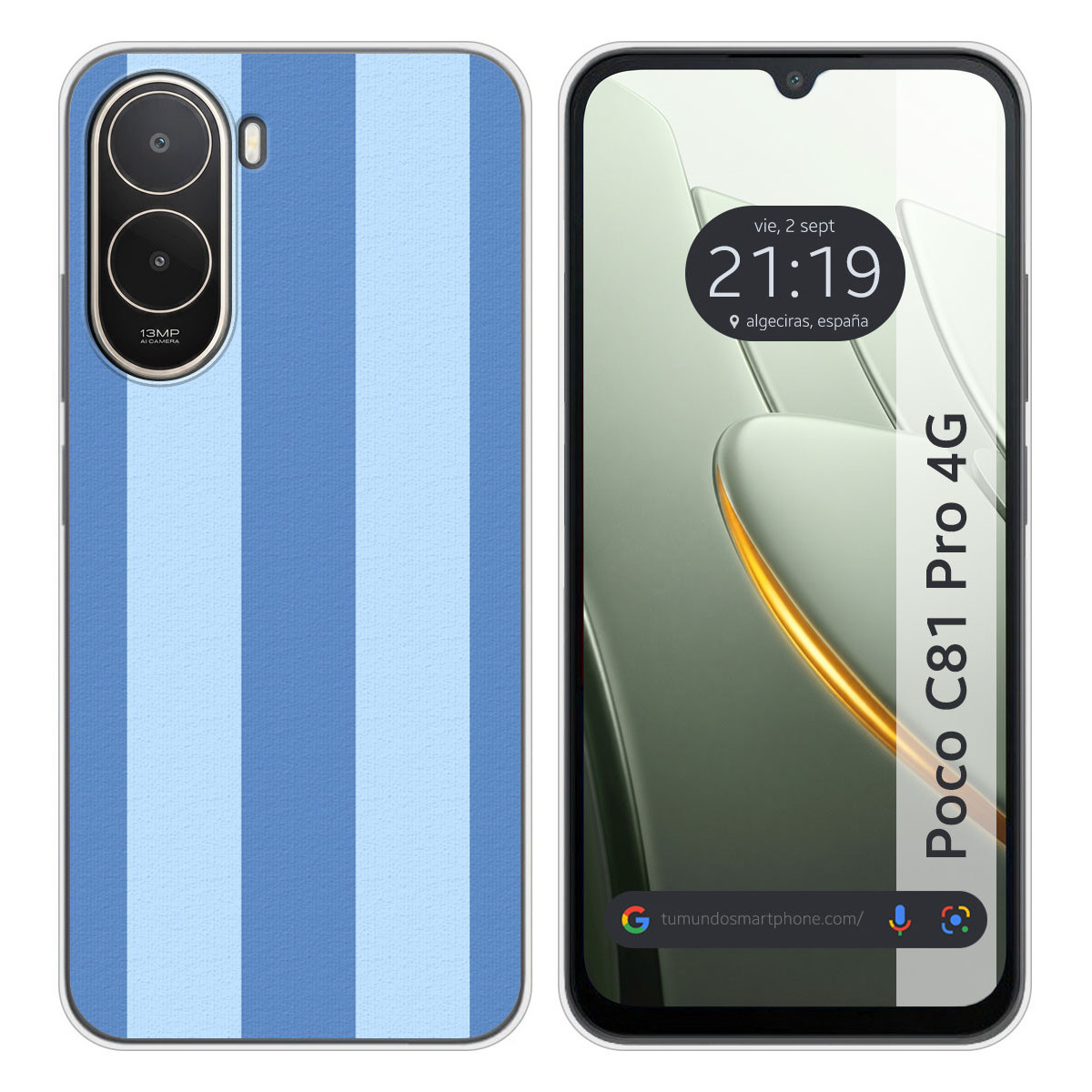Funda Silicona para Xiaomi Poco C81 Pro 4G...