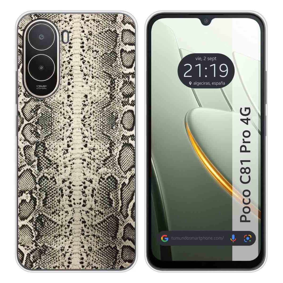 Funda Silicona para Xiaomi Poco C81 Pro 4G...