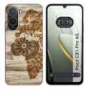 Funda Silicona para Xiaomi Poco C81 Pro 4G diseño Madera 07 Dibujos