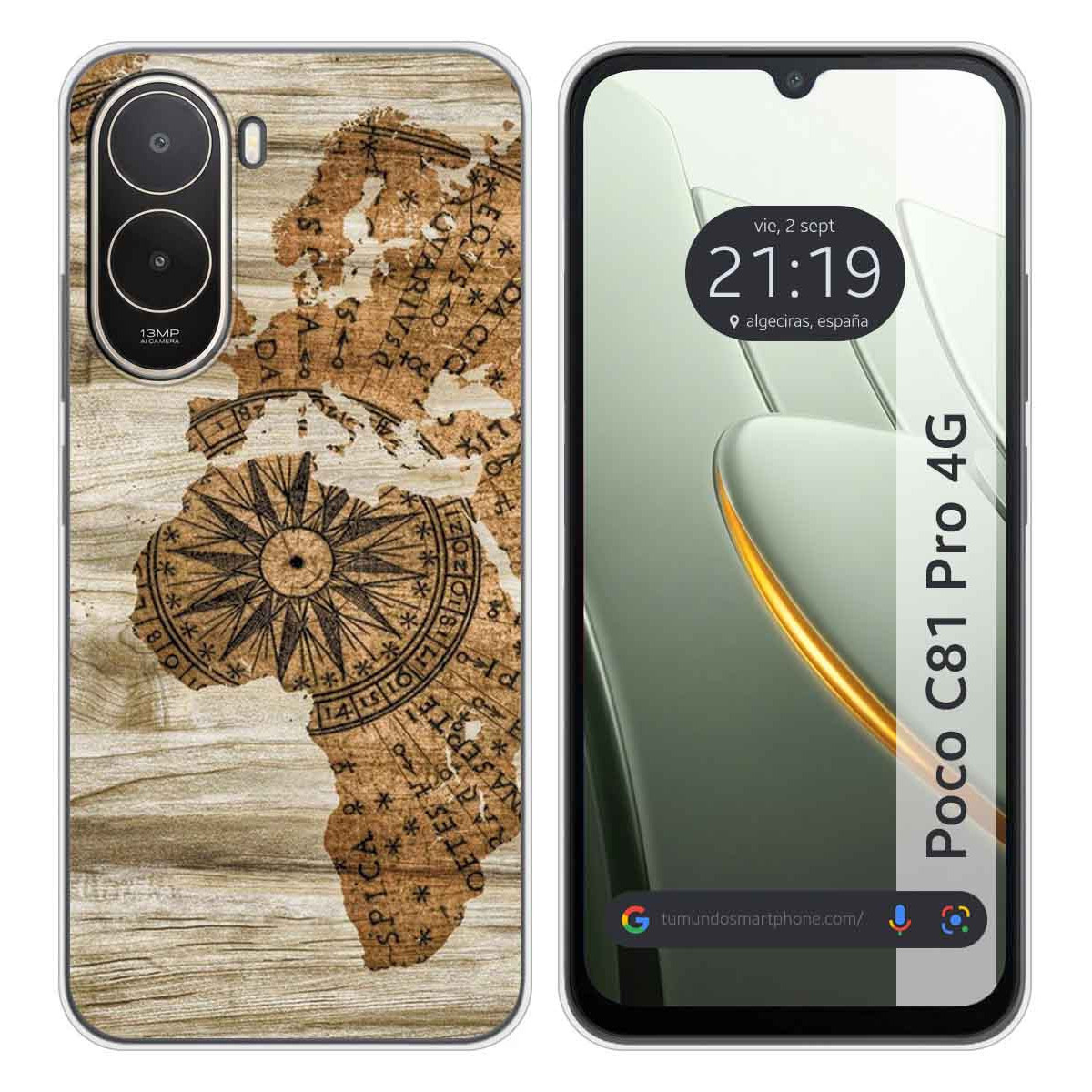 Funda Silicona para Xiaomi Poco C81 Pro 4G...