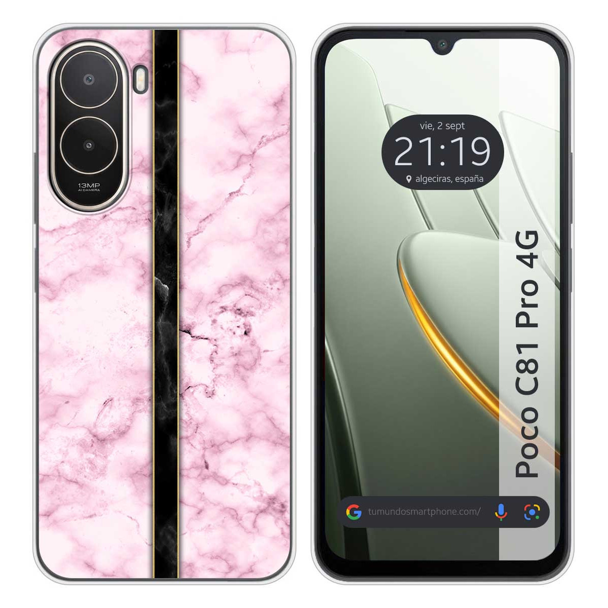 Funda Silicona para Xiaomi Poco C81 Pro 4G...