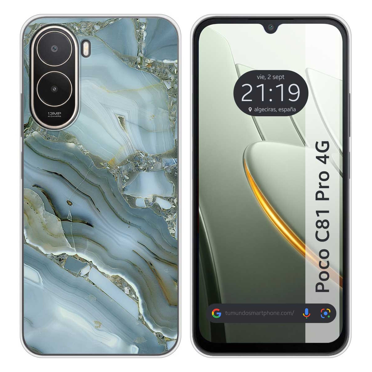 Funda Silicona para Xiaomi Poco C81 Pro 4G...