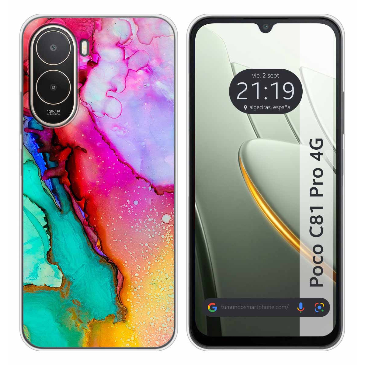 Funda Silicona para Xiaomi Poco C81 Pro 4G...